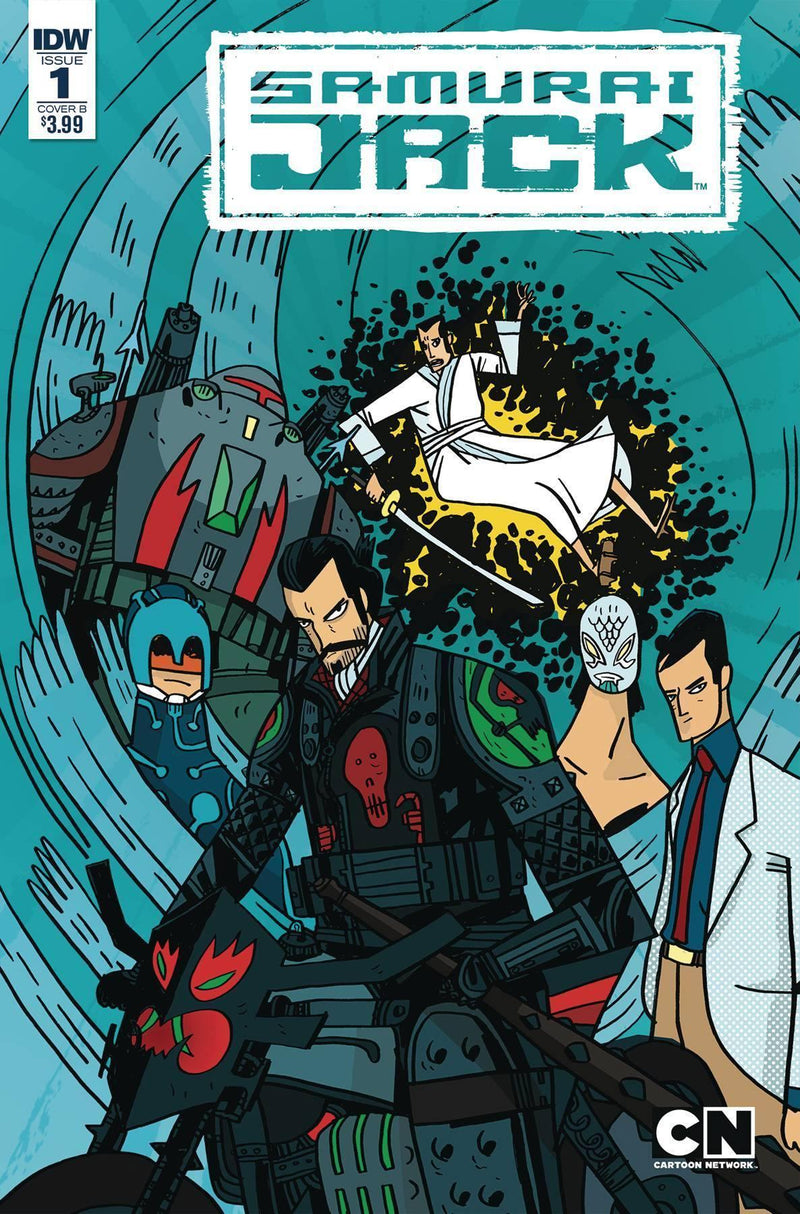 SAMURAI JACK QUANTUM JACK #1 CVR B CADWELL-JOHNSON