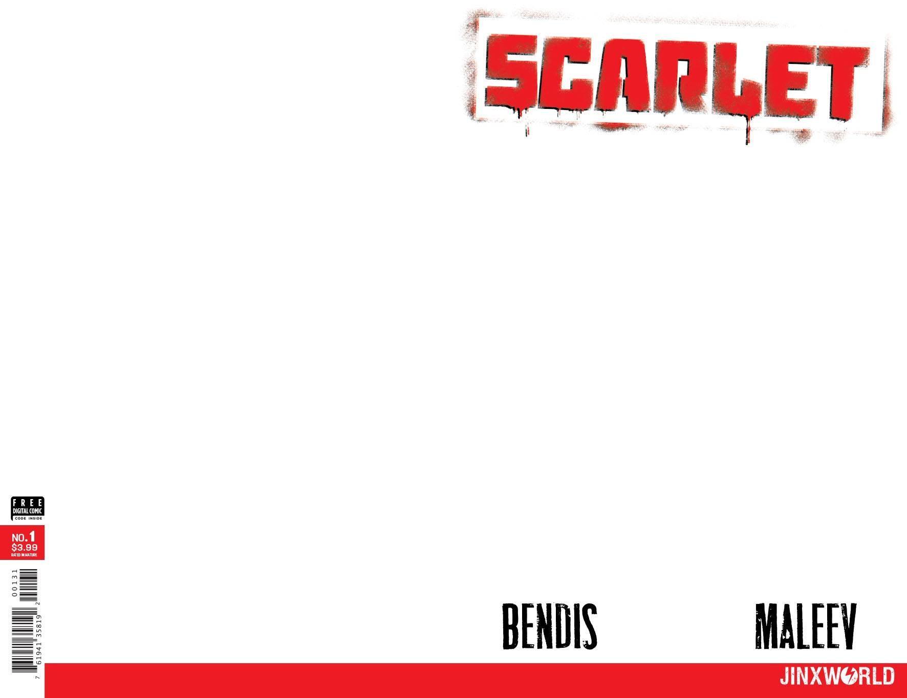 SCARLET VOL 2 #1 BLANK VAR ED - Kings Comics