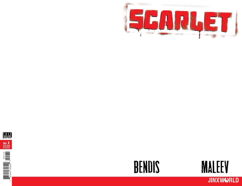 SCARLET VOL 2 #1 BLANK VAR ED