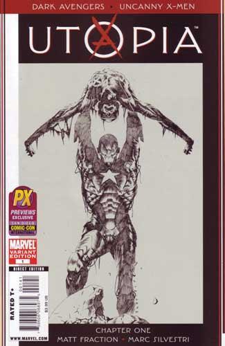 SDCC 2009 DARK AVENGERS UNCANNY X-MEN UTOPIA #1 VAR