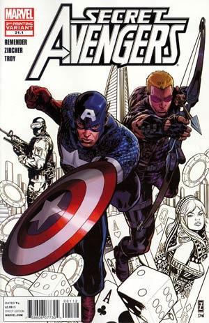 SECRET AVENGERS #21.1 2ND PTG ADAMS VAR