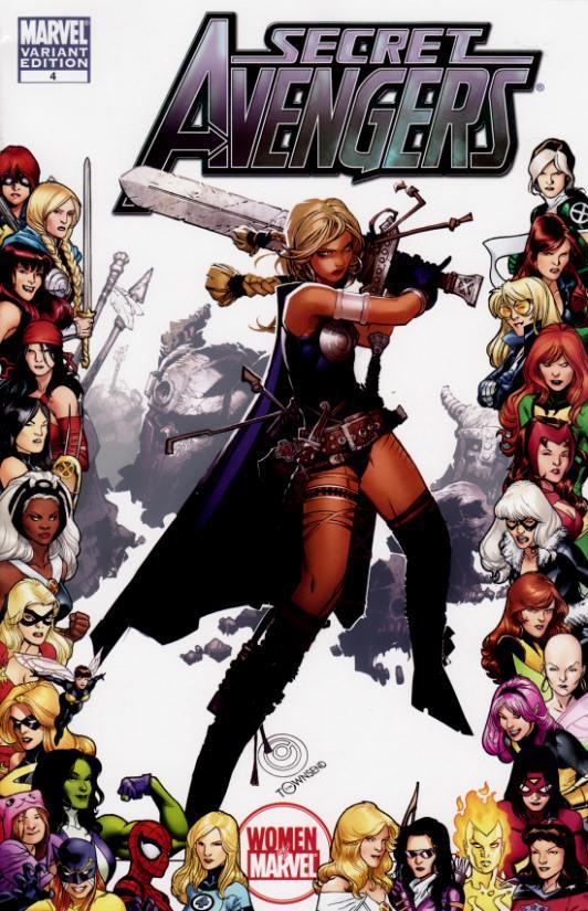 SECRET AVENGERS #4 WOMEN OF MARVEL FRAME VAR