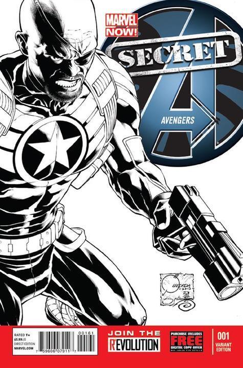 SECRET AVENGERS VOL 2 #1 QUESADA SKETCH VAR NOW - Kings Comics