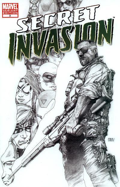 SECRET INVASION #3 MCNIVEN SKETCH VAR SI - Kings Comics