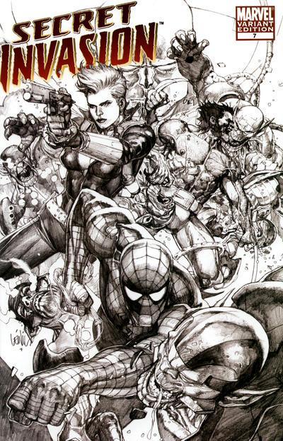 SECRET INVASION (2008) #7 YU SKETCH VAR SI