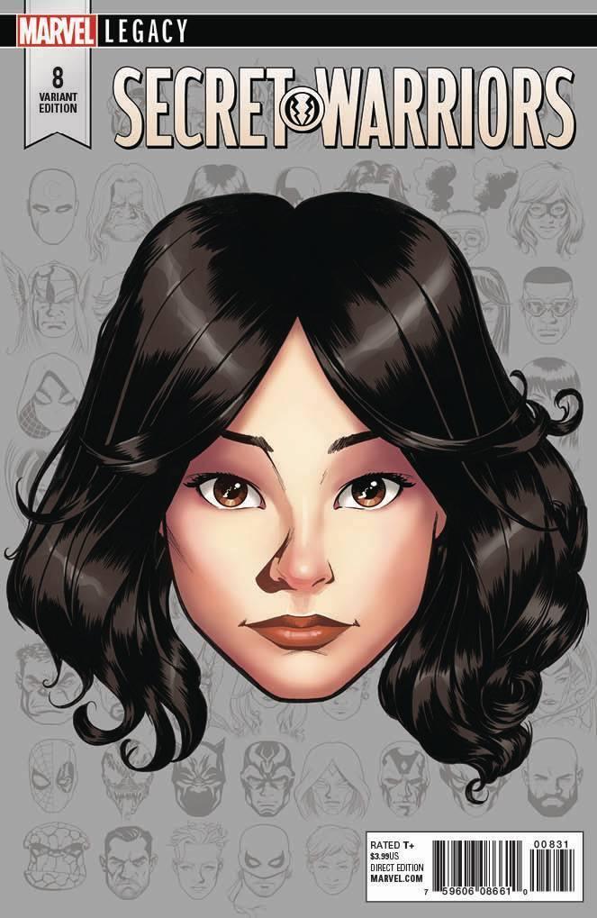 SECRET WARRIORS VOL 2 #8 MCKONE LEGACY HEADSHOT VAR LEG