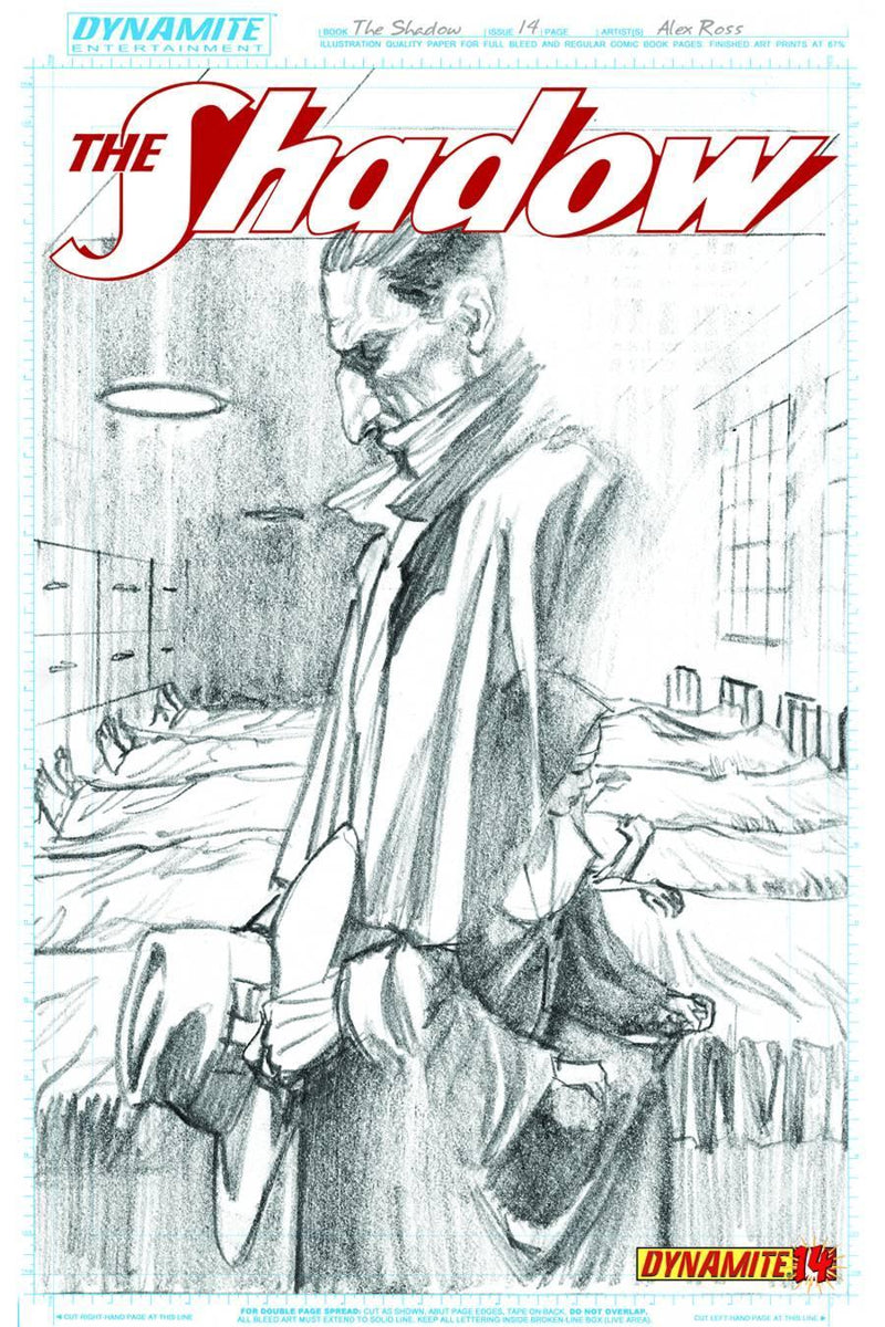 SHADOW VOL 5 #14 25 COPY ROSS SKETCH INCV
