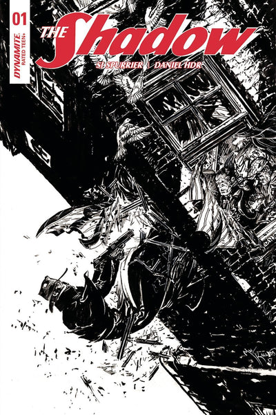 SHADOW VOL 7 #1 10 COPY KALUTA B&W INCV