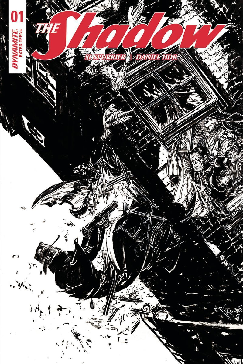 SHADOW VOL 7 #1 10 COPY KALUTA B&W INCV