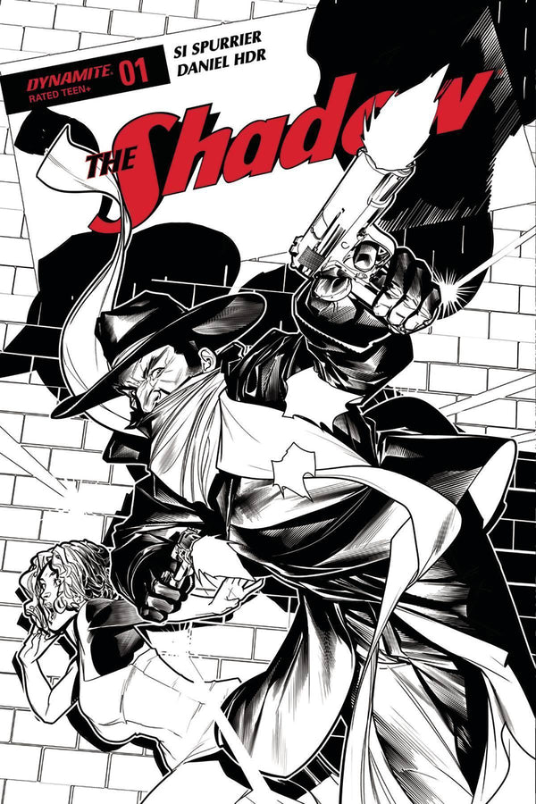 SHADOW VOL 7 #1 20 COPY PETERSON B&W INCV
