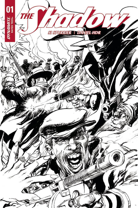 SHADOW VOL 7 #1 30 COPY ADAMS B&W INCV - Kings Comics