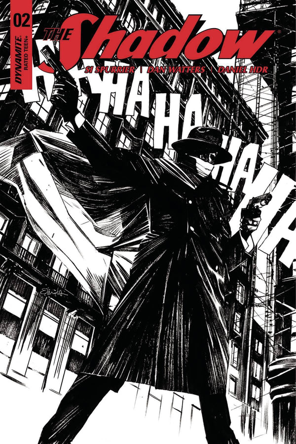 SHADOW VOL 7 #2 CVR E 20 COPY EDWARDS B&W INCV