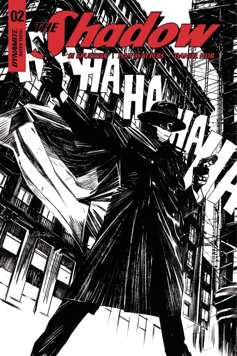 SHADOW VOL 7 #2 CVR E 20 COPY EDWARDS B&W INCV