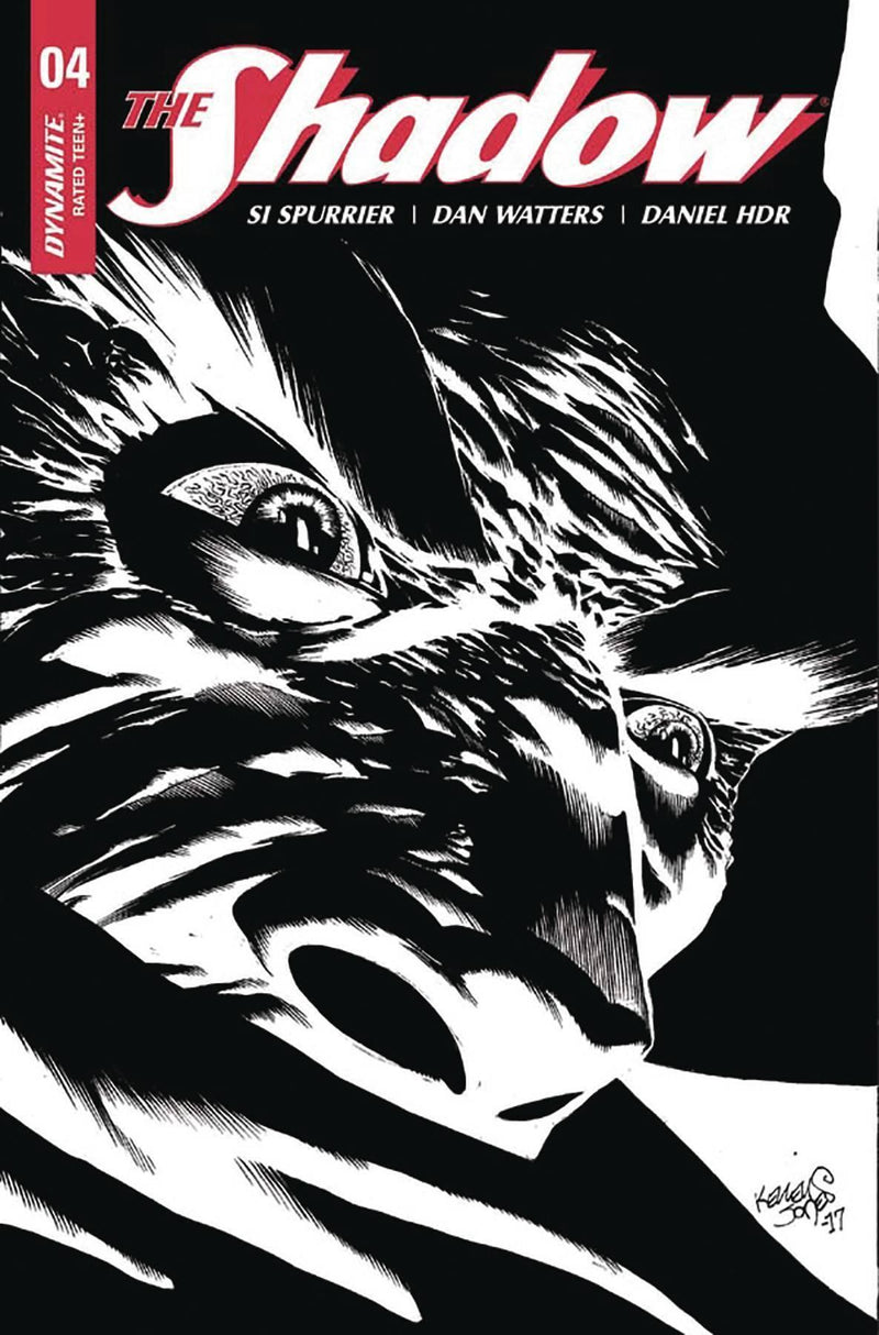SHADOW VOL 7 #4 CVR D 10 COPY JONES B&W INCV