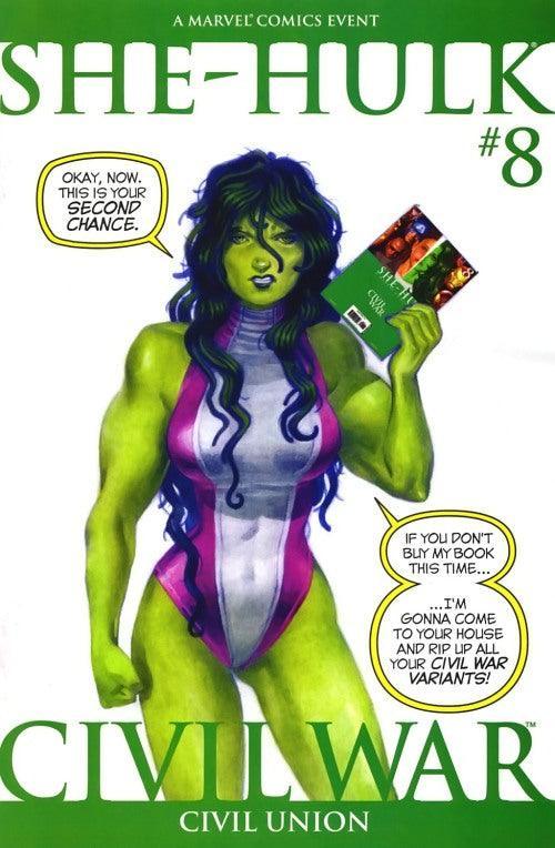 SHE-HULK VOL 2 #8 2ND PTG