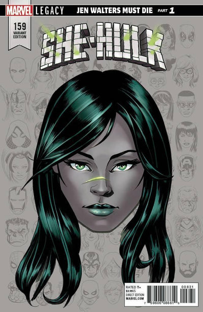 SHE-HULK VOL 3 #159 10 COPY INCV MCKONE LEGACY HEADSHOT VAR