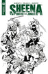 SHEENA VOL 4 #2 CVR E 10 COPY MORITAT B&W INCV - Kings Comics