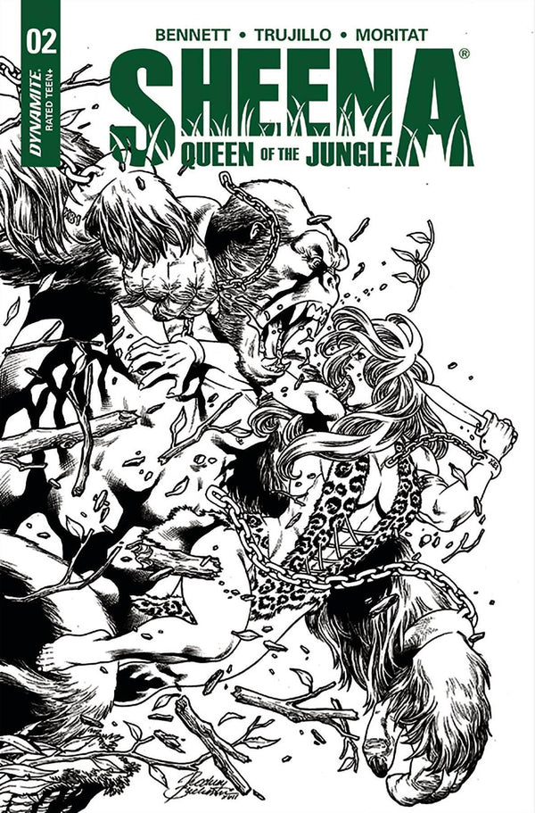 SHEENA VOL 4 #2 CVR F 20 COPY BUCHEMI B&W INCV