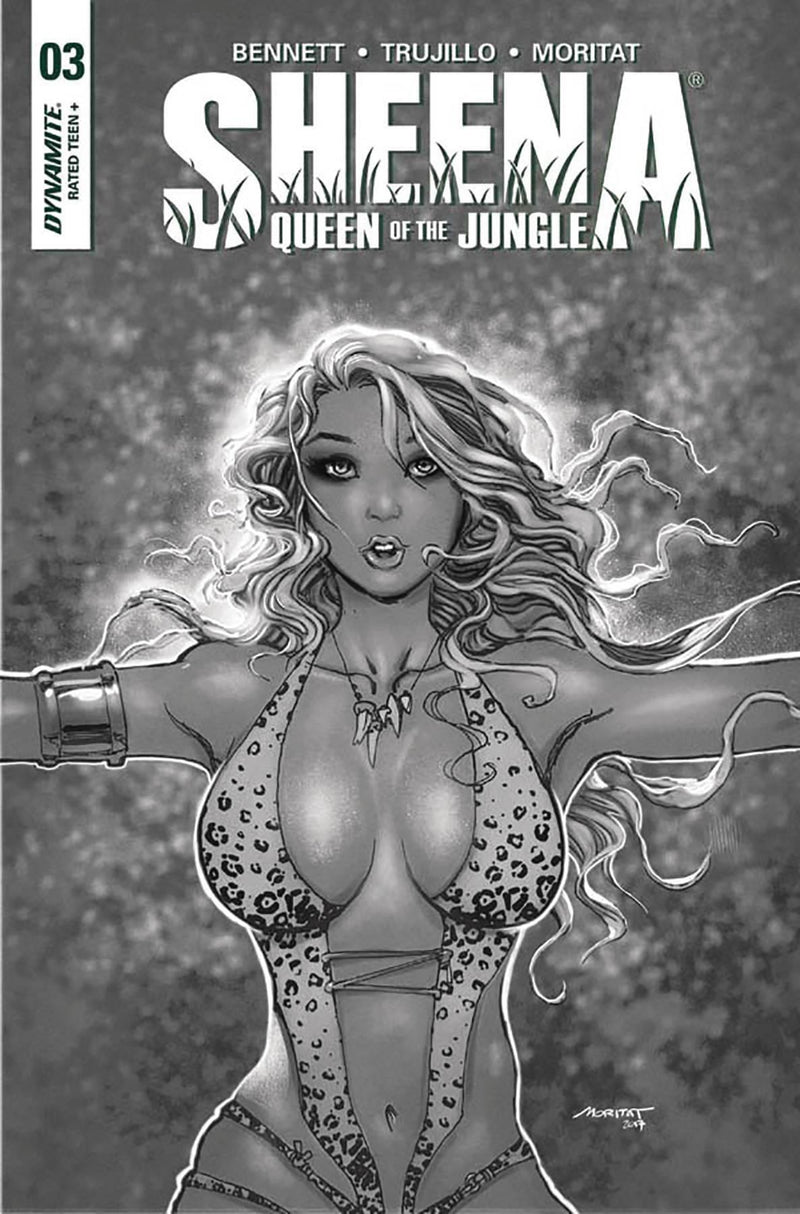 SHEENA VOL 4 #3 CVR E 10 COPY MORITAT B&W INCV