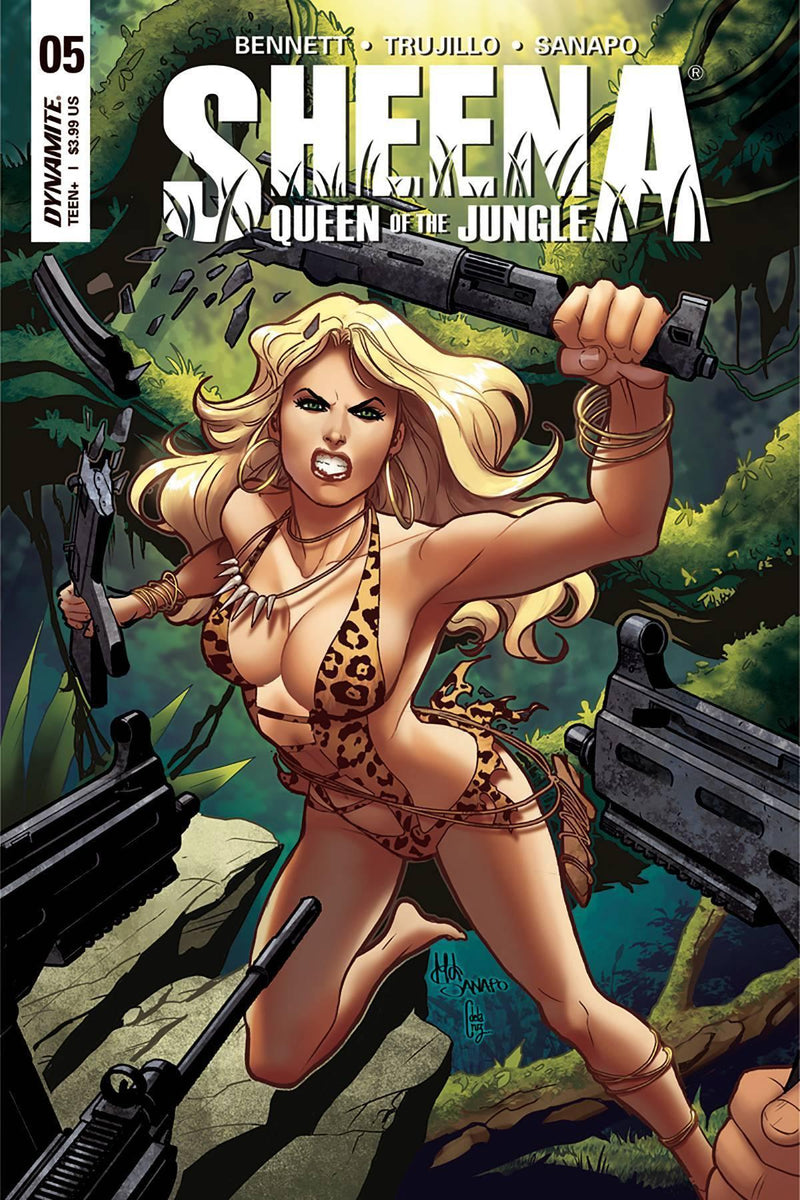 SHEENA VOL 4 #5 CVR B SANAPO