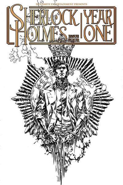 SHERLOCK HOLMES YEAR ONE #4 10 COPY LINDRO B&W INCV