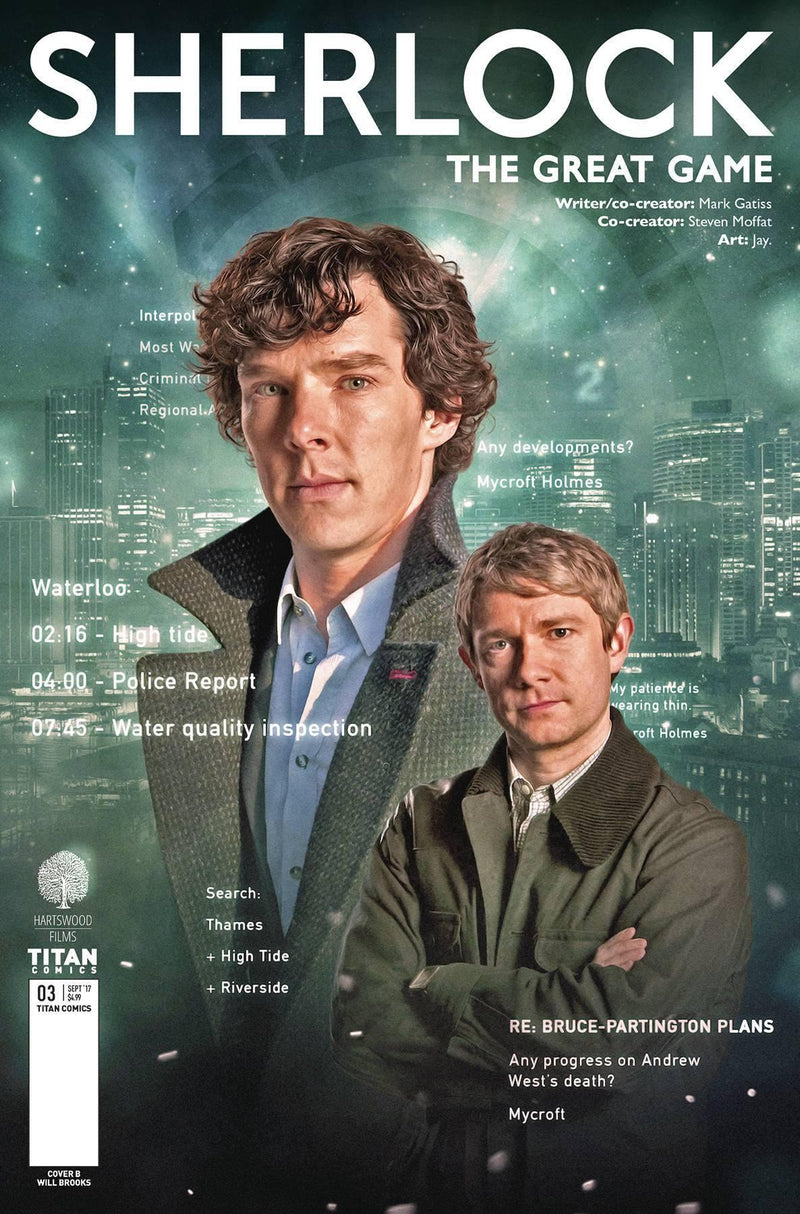 SHERLOCK THE GREAT GAME #3 CVR B PHOTO