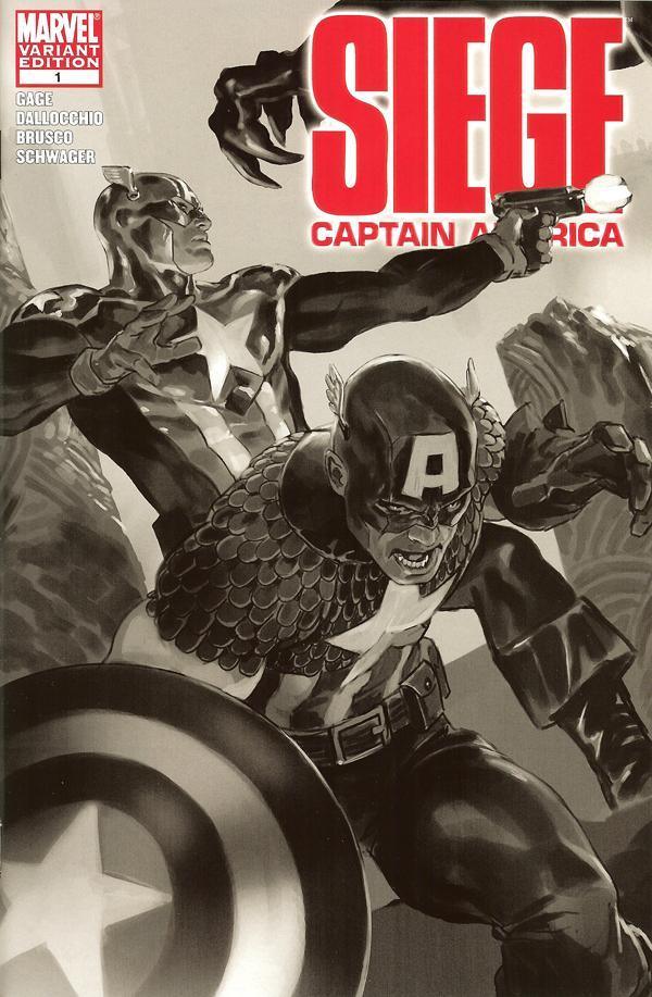 SIEGE CAPTAIN AMERICA #1 DJURDJEVIC SKETCH VAR