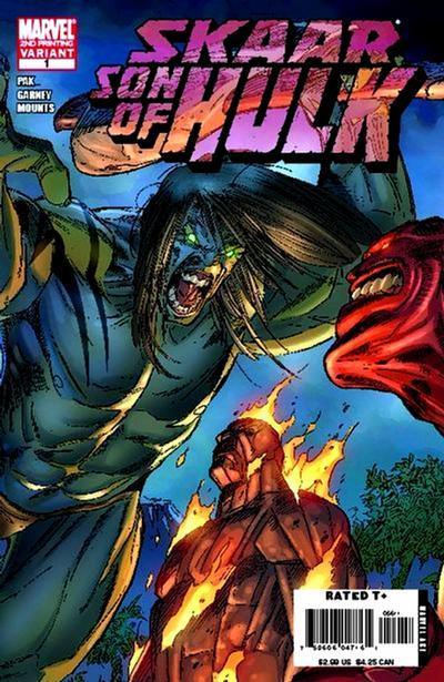 SKAAR SON OF HULK #1 2ND PTG GARNEY VAR