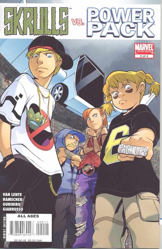 SKRULLS VS POWER PACK #2