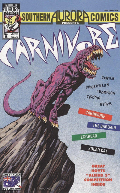 SOUTHERN AROURA COMICS PRESENTS #5 CARNIVORE