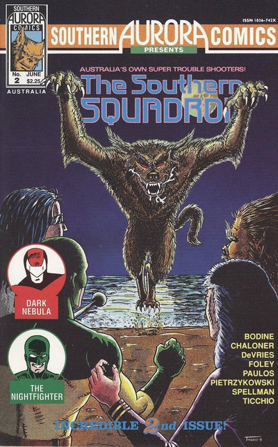 SOUTHERN AURORA COMICS PRESENTS THE SOUTHERN SQUADRON (1991) #2