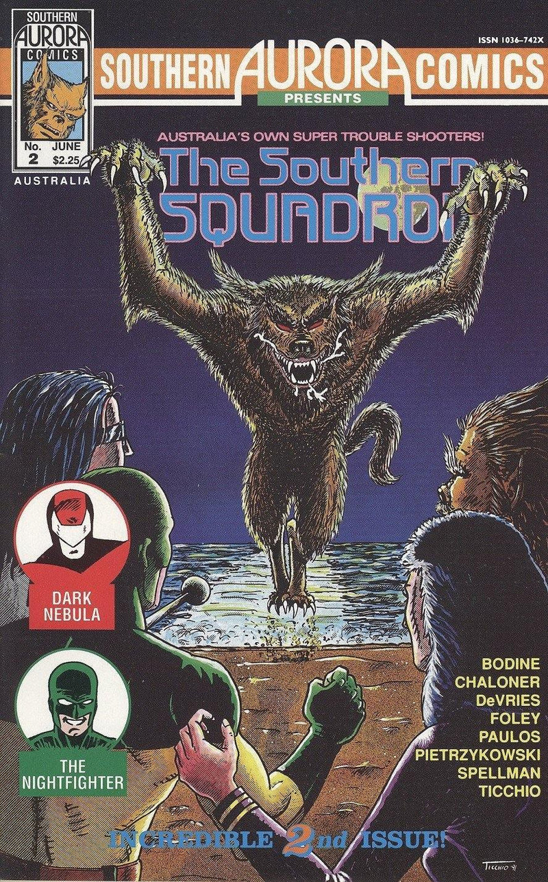 SOUTHERN AURORA COMICS PRESENTS THE SOUTHERN SQUADRON (1991) #2