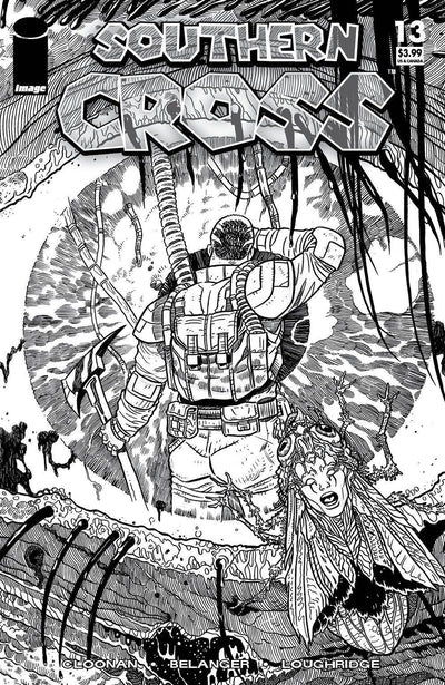 SOUTHERN CROSS #13 CVR C B&W WALKING DEAD #9 TRIBUTE VAR
