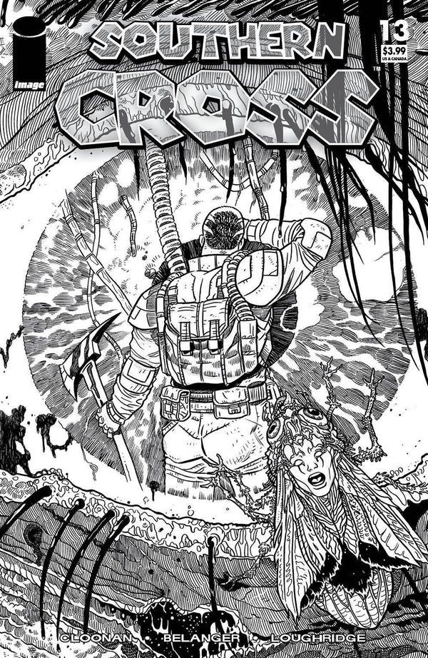 SOUTHERN CROSS #13 CVR C B&W WALKING DEAD #9 TRIBUTE VAR