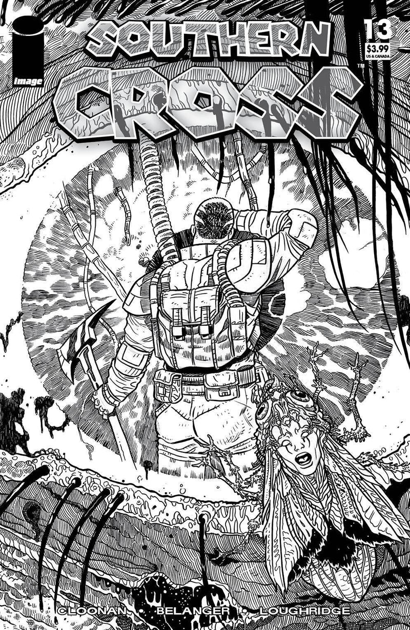 SOUTHERN CROSS #13 CVR C B&W WALKING DEAD #9 TRIBUTE VAR