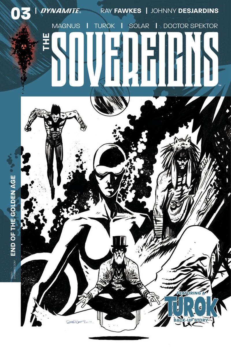 SOVEREIGNS #3 10 COPY BURNETT B&W INCV