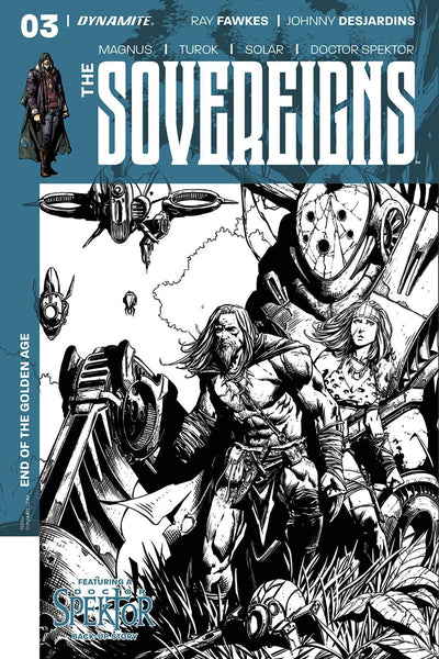 SOVEREIGNS #4 10 COPY DESJARDINS B&W INCV