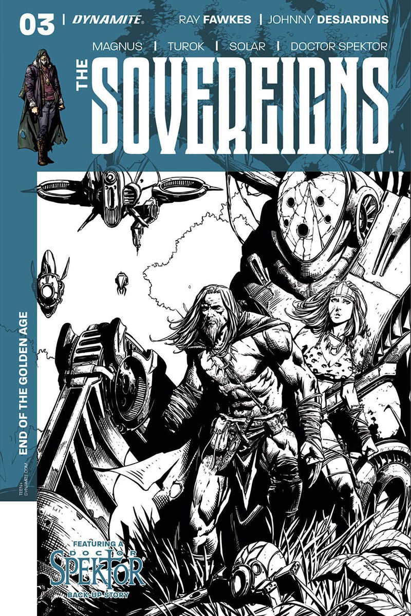 SOVEREIGNS #4 10 COPY DESJARDINS B&W INCV