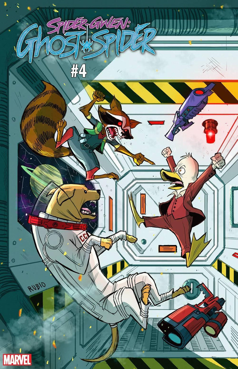 SPIDER-GWEN AKA GHOST SPIDER (2018) #4 RUBIO GOTG VAR