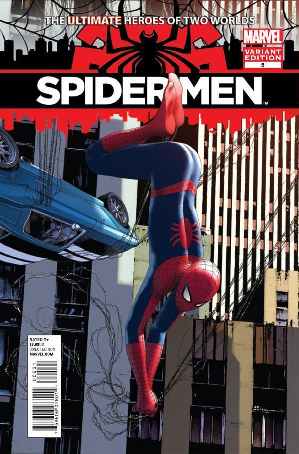 SPIDER-MEN #5 CHAREST VAR 1:30