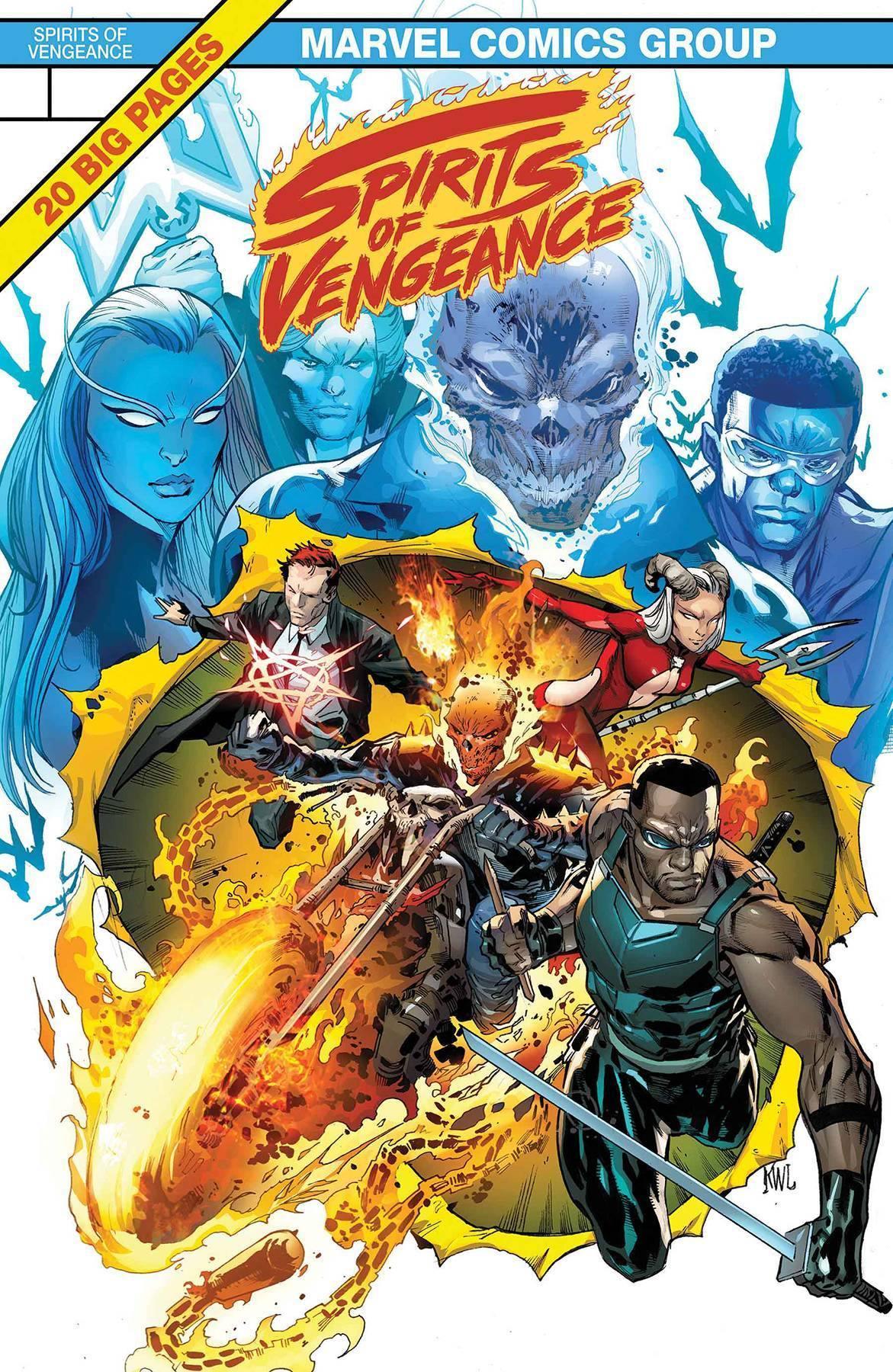 SPIRITS OF VENGEANCE VOL 2 #1 LASHLEY LH VAR LEG (LENTICULAR COVER) - Kings Comics