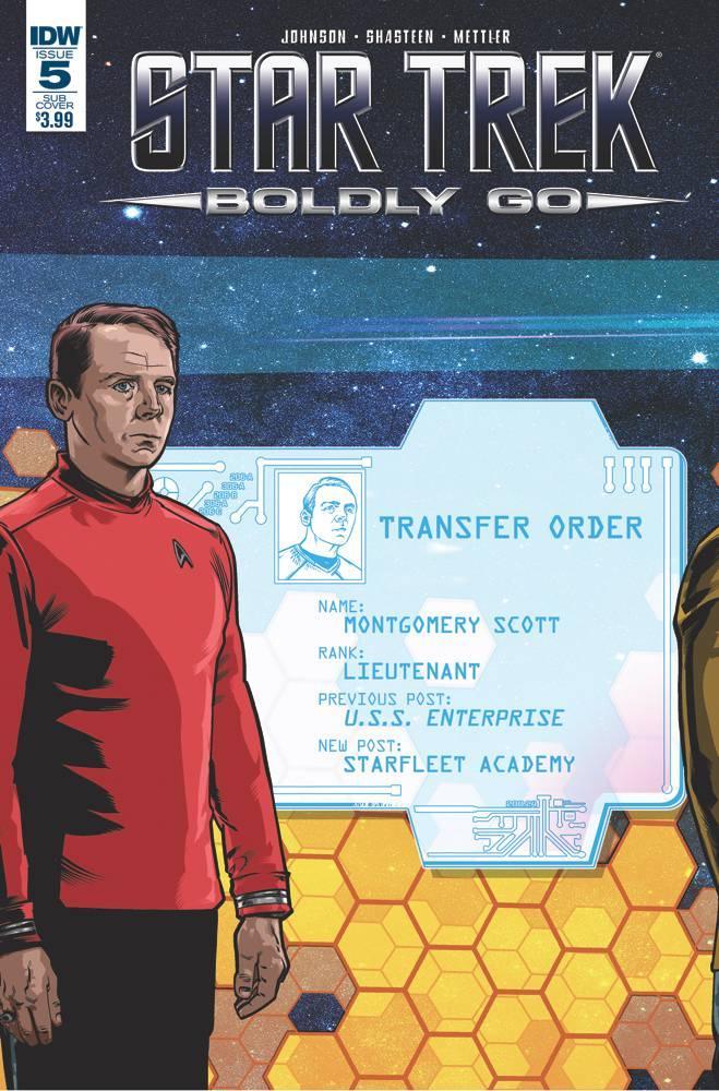 STAR TREK BOLDLY GO #5 SUBSCRIPTION VAR