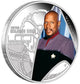 STAR TREK: DEEP SPACE NINE – CAPTAIN BENJAMIN SISKO 2015 1OZ SILVER PROOF COIN