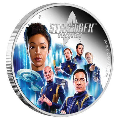 STAR TREK: DISCOVERY CREW 2019 2oz SILVER PROOF COIN
