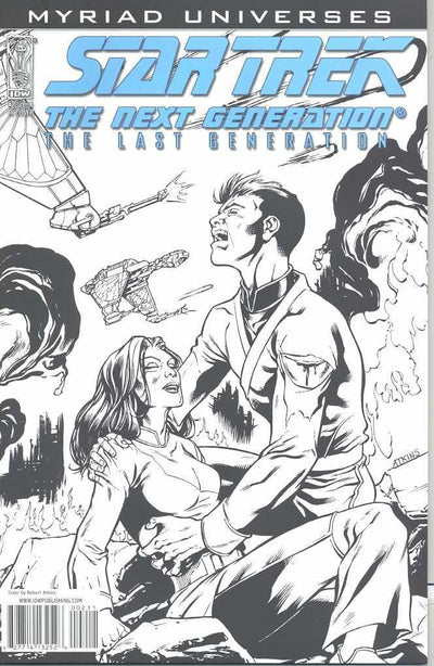 STAR TREK LAST GENERATION #2 10 COPY VAR CVR