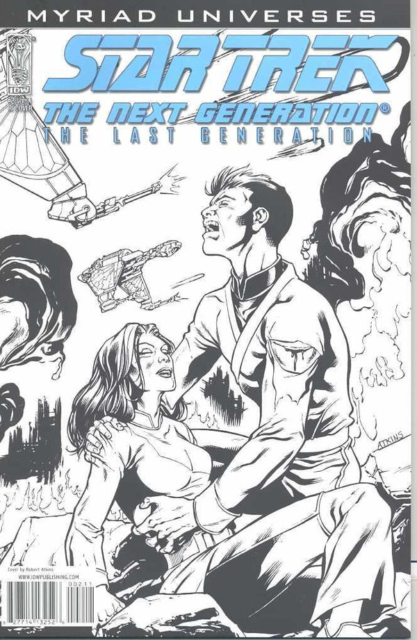 STAR TREK LAST GENERATION #2 10 COPY VAR CVR