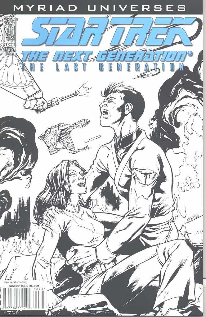 STAR TREK LAST GENERATION #2 10 COPY VAR CVR