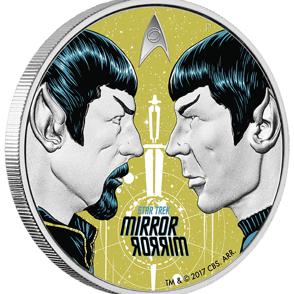 STAR TREK: ORIGINAL SERIES - MIRROR MIRROR 2017 1OZ SILVER PROOF COIN - Kings Comics
