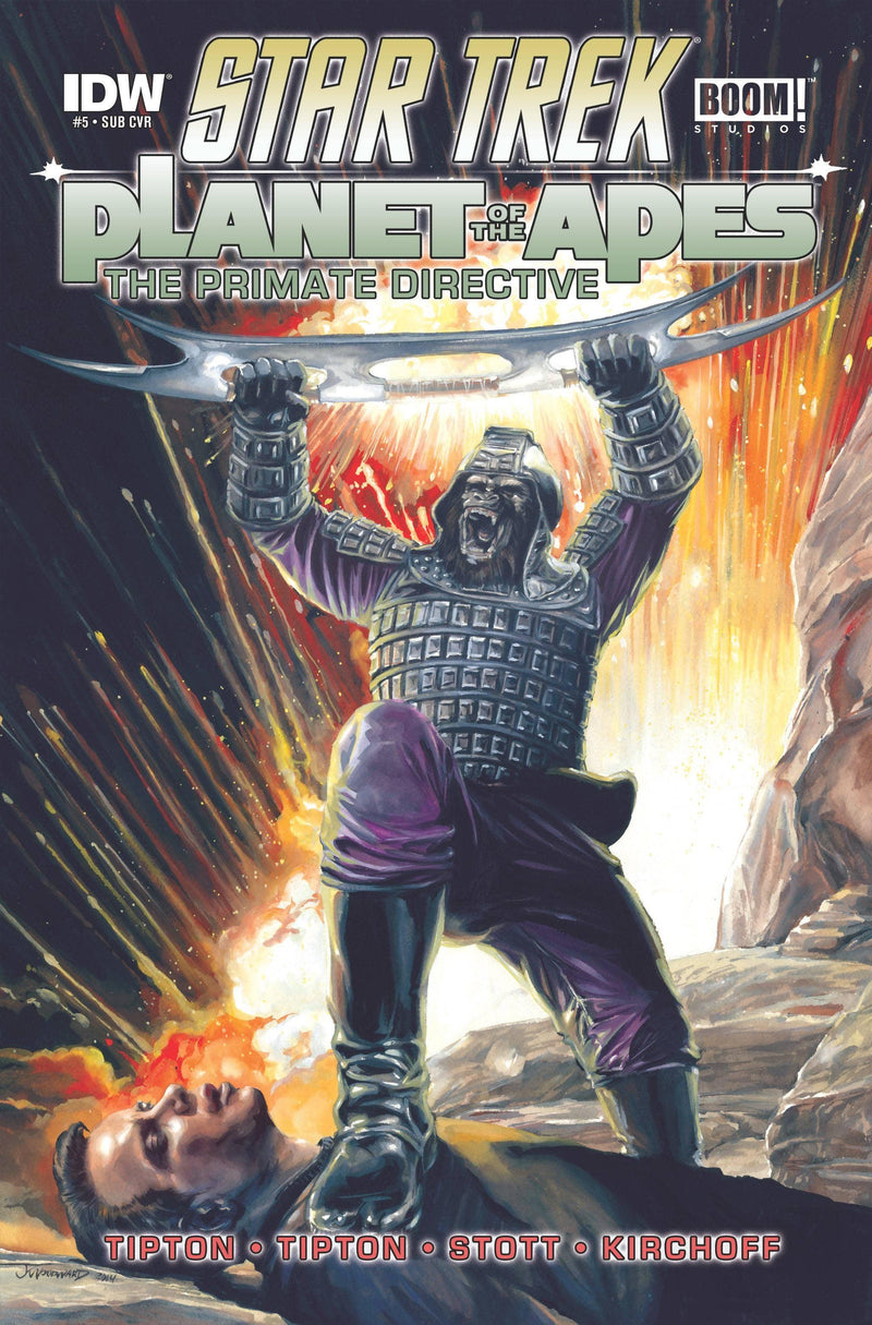 STAR TREK PLANET OF THE APES #5 SUBSCRIPTION VAR