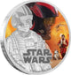STAR WARS 2016 POE DAMERON 1oz SILVER PROOF COIN